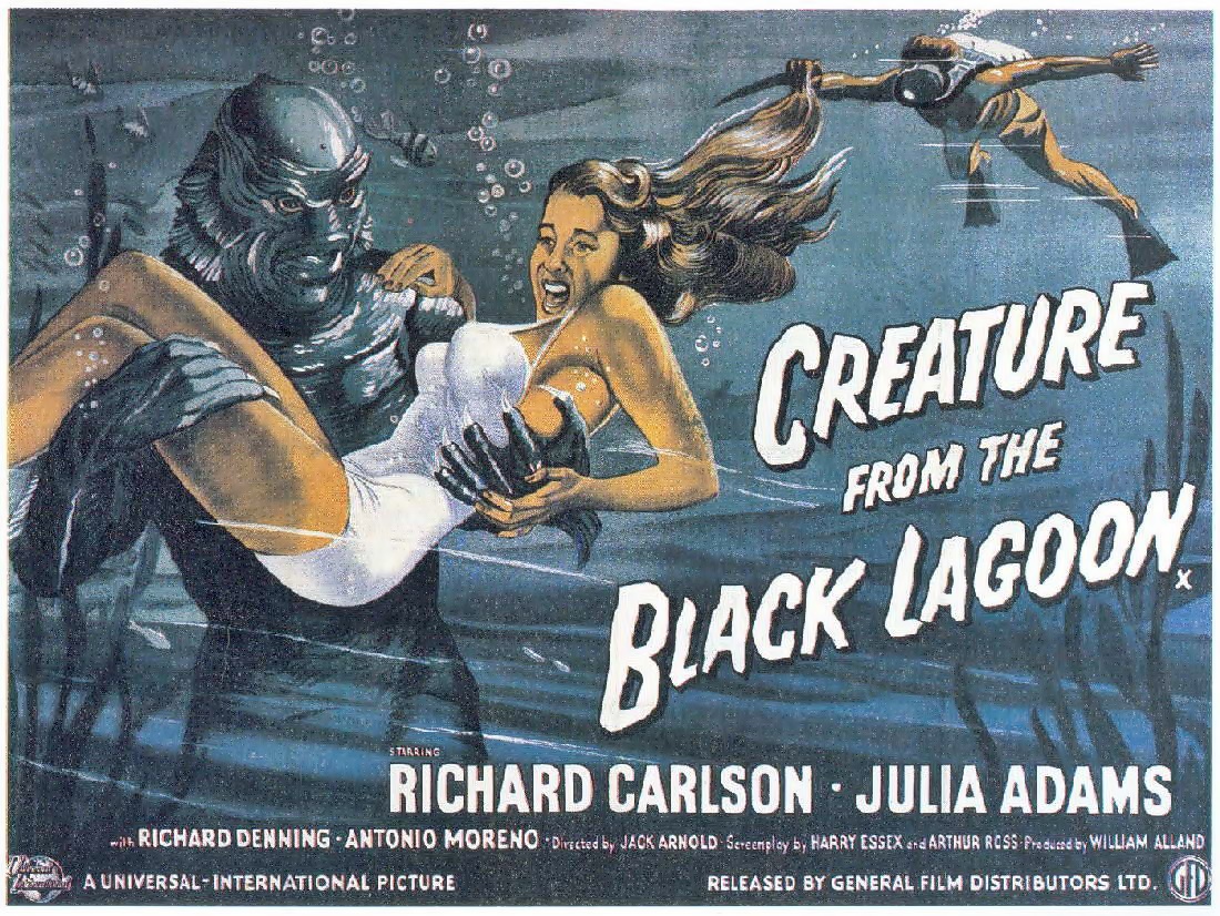 Creature from the Black Lagoon 1954 poster